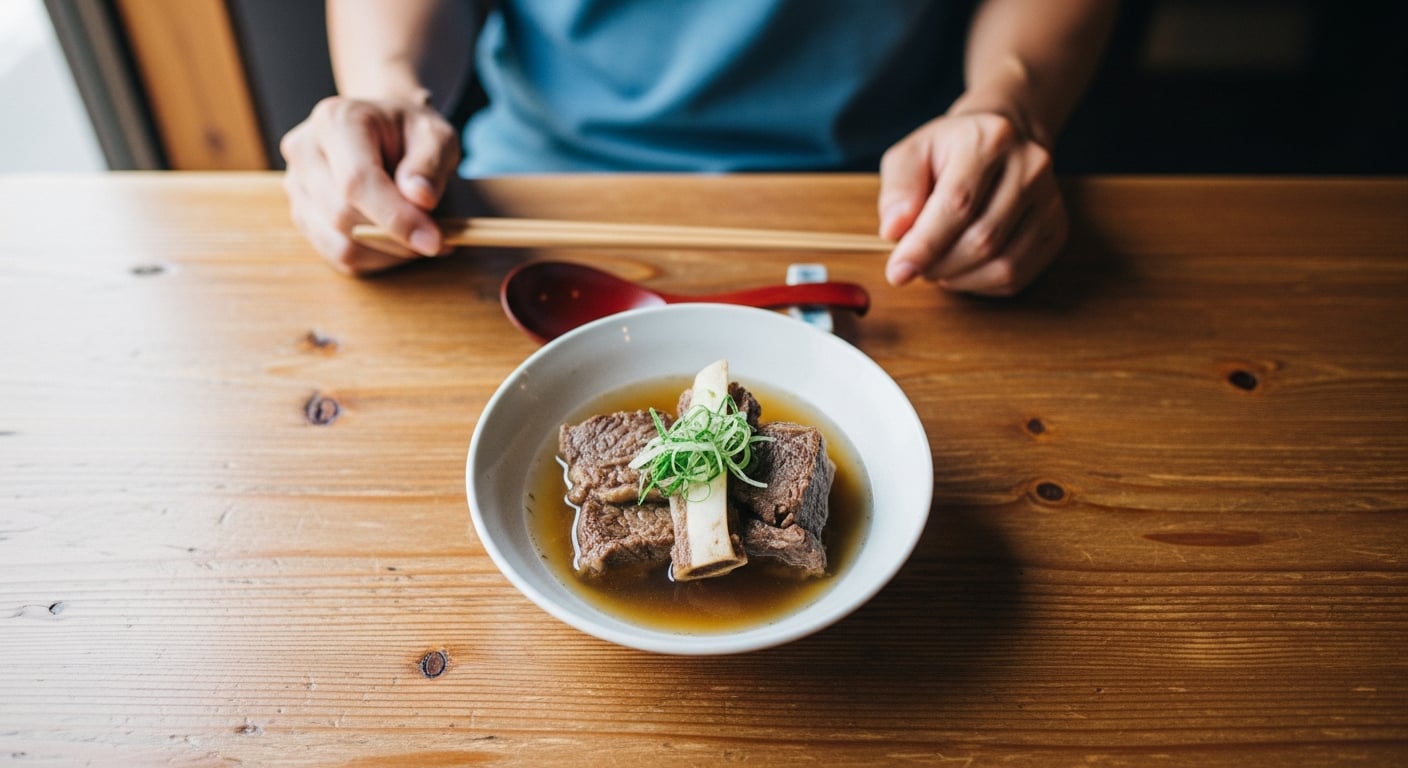 牛骨スープを炊き続ける厨房の一日に密着しました | 侍ホルモン 清水駅前店