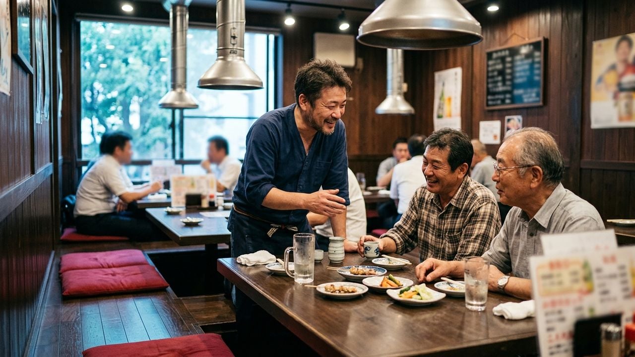 常連様との何気ない会話に密着しました | 侍ホルモン 清水駅前店