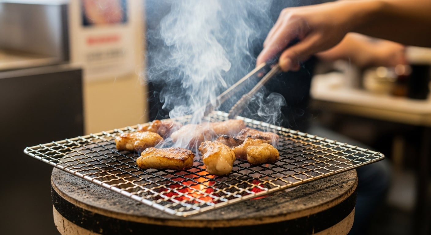炭火で焼くホルモンは自宅でも再現できますか? | 侍ホルモン 清水駅前店