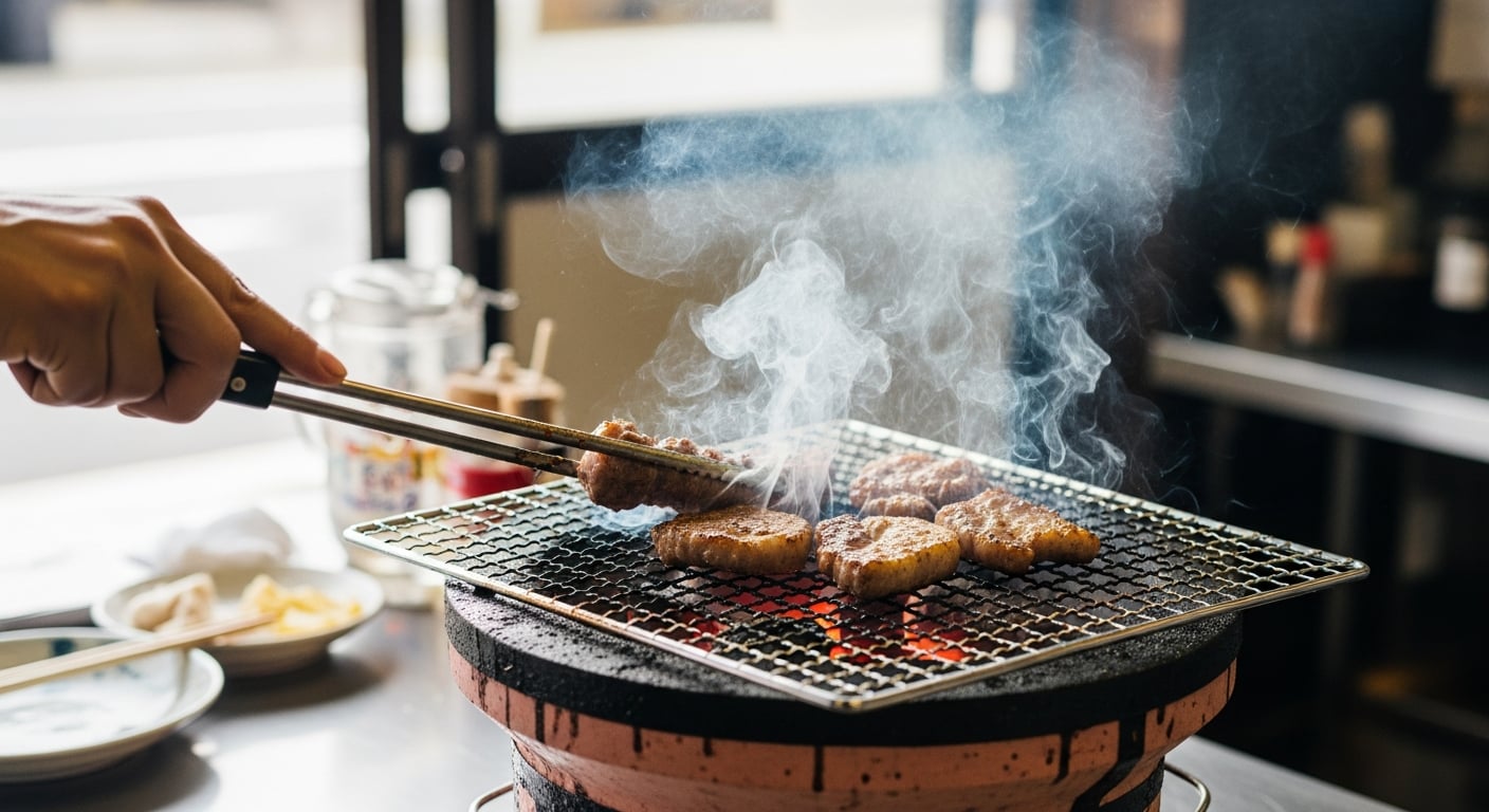 実は炭火だからこそ引き出せる旨味があります | 侍ホルモン 清水駅前店