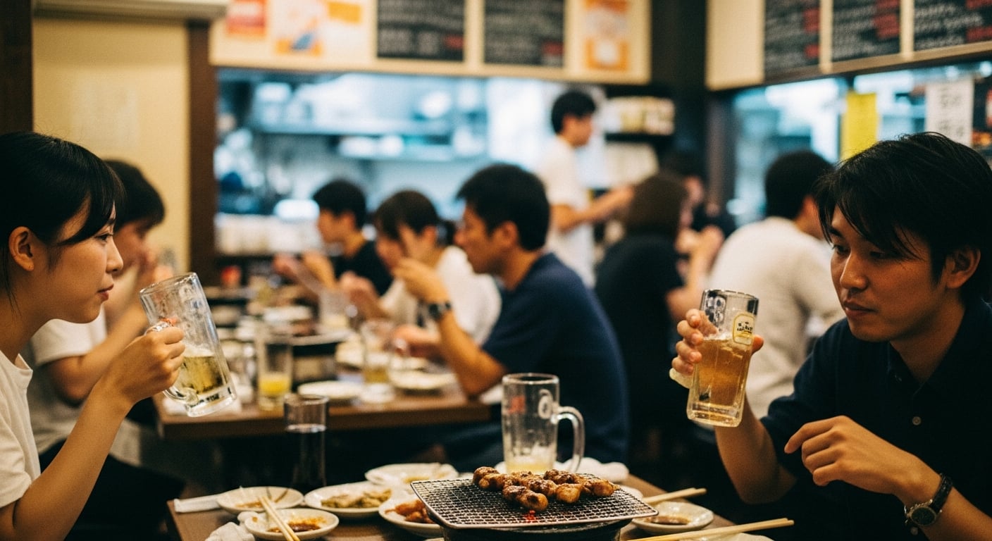 仕事帰りのお客様が集まる夜の営業に密着しました | 侍ホルモン 清水駅前店